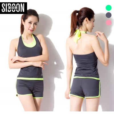 wholesale New SIBOON spring and summer Yoga clothes Fitness wear Running clothing suit Dance training service Camisole Vest